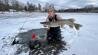 First Ice Fishing Minnesota 2024 [upl. by Eremahs530]