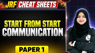 UGC NET Paper 1  Start from Start  Communication for UGC NET Exam 2024  UGC NET 2024  PW [upl. by Metcalf]