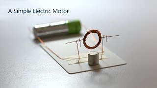 HOW TO BUILD A SIMPLE ELECTRIC MOTOR [upl. by Imit]