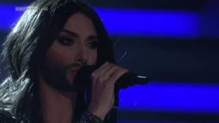 Conchita Wurst  quotRise Like A Phoenixquot First Live Performance [upl. by Towroy511]