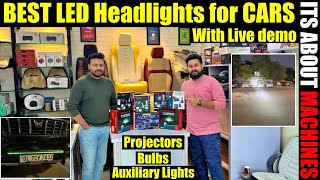 Best LED Headlights for CARs  Bulbs Projectors amp Auxiliary light  All you need to know about LEDs [upl. by Elana]