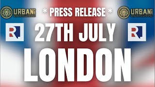 LIVE FROM LONDON 27TH OF JULY 🇬🇧 [upl. by Yemarej]