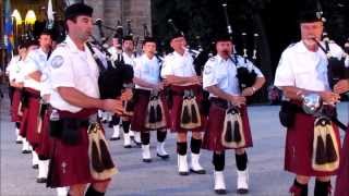 Irish Thunder Pipes amp Drums play the Chapel at Valley Forge Park 81413 [upl. by Kurtzman37]