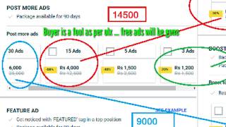 OLX Free Vs Paid Ads Package  Which is better and Why  Must Watch Before You buy any OLX Package [upl. by Mikiso]