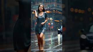 Girl dancing in the rain [upl. by Eisenhart]