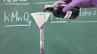 Redox Titration KMnO4 vs FAS  Chemistry Experiment  2nd PU Practicals video  REVA PU Yelahanka [upl. by Issirk]