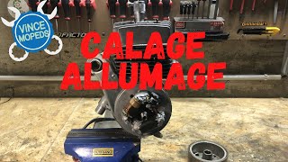 Episode 22  Calage de lallumage  PEUGEOT 103 [upl. by Yereffej]