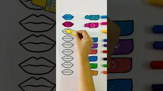 🥰Cute Inside Out lipsticks insideout2 diy shortsfeed art craft coloring [upl. by Folly]