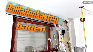 Rollladenkasten mit Trockenbau verkleiden aber wie  DH – Trockenbau [upl. by Kartis]