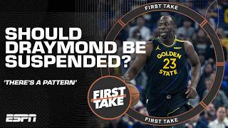 He needs to be SUSPENDED 🗣️ Kendrick Perkins GOES OFF on Draymond Green  First Take [upl. by Shorter272]