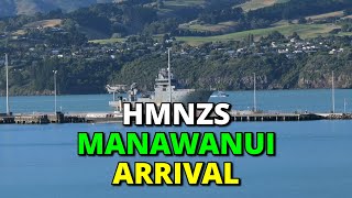 HMNZS Manawanui Arrival [upl. by Ahsineb]