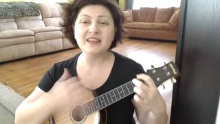 Kathryn Burke sings Everyone Says I Love You with Ukulele [upl. by Norri67]