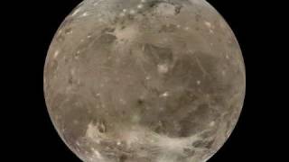 Ganymede Surface Rotation [upl. by Ahsilam481]