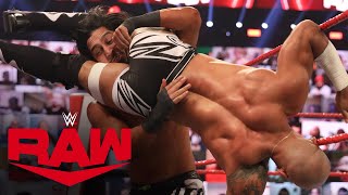 Ricochet vs Mustafa Ali Raw Nov 9 2020 [upl. by Wack47]