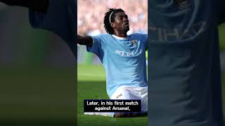 Adebayor Legendary Celebration Against Arsenal  Manchester City vs Arsenal [upl. by Esinaj]