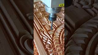 মেশিন দিয়ে নকশার জমিন পরিস্কার করা হচ্ছে cnc cncmachine cncdesign 2ddesin FurnitureDesign [upl. by Haissi617]