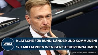 STEUERSCHÄTZUNG Bundesfinanzminister Christian Lindner stehlt neue Zahlen vor  PRESSEKONFERENZ [upl. by Montanez971]