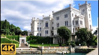 Miramare Castle  Most Tourist Places in Trieste Italy [upl. by Arodnap187]