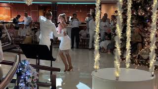 Dancers at the Crystal Serenity White Night [upl. by Ahsinyd]