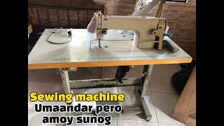 Sewing machine nangangamoy sunog pero umaandar pa [upl. by Brok]