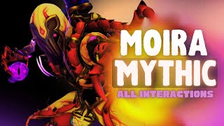 Moira Mythic ALL new interactions  Overwatch season 9 [upl. by Ahsets]