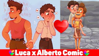 🧡Luca x Alberto  Mini cómic 🏳️‍🌈  😍 Nada solo me gustas 😍 [upl. by Caneghem60]