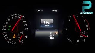 MercedesBenz CLA 200d 136hp  acceleration with Launch Assist [upl. by Initof365]