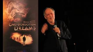 WERNER HERZOG THE CAVE OF FORGOTTEN DREAMS  CINEFAMILY [upl. by Iturk]