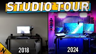 Home Office Studio 2024 vs 2018  Studio Tour v20 [upl. by Attenaj]