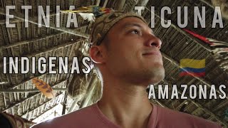 INDIGENAS EN EL AMAZONAS🇨🇴 visité la Comunidad INDIGENA 🪶 de MACEDONIA  AMAZONAS LOS TICUNA [upl. by Frodine]