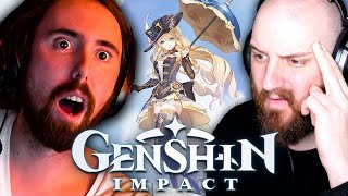 Asmongold playing Genshin Impact  Tectone Reacts [upl. by Carin]