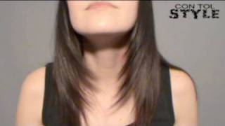 Desfilar el Cabello  How to trim your hair diagonally [upl. by Zicarelli675]