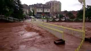 Paraćin poplave  reka Crnica kod Petrusa 15 maj 2014 [upl. by Eerised]