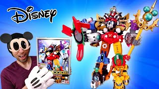 UNBOXING del MEGAZORD de DISNEY Mickey Robot [upl. by Edvard]