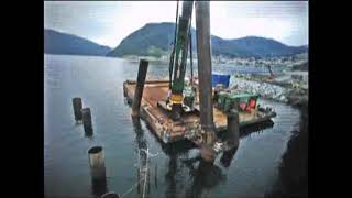 Junttan PM26LC piling rig Fundamentering AS Norway [upl. by Enyahc432]