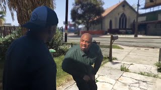 Real life Lamar roasts Franklin inside GTA V [upl. by Schaumberger]