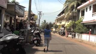 Goa Candolim Beach Road [upl. by Medorra]