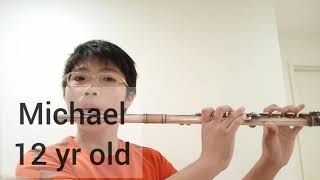 Vivace flute by Michael  ABRSM GRADE 5 [upl. by Ahsinad]