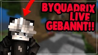 BYQUADRIX LIVE IM YOUTUBER BATTLE GEBANNT [upl. by Inahet818]