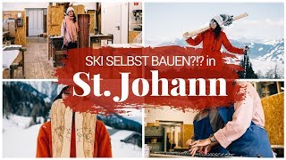 Ich BAUE MEINE EIGENEN SKI  Ski selber bauen in Sankt JohannAlpendorf  Travel Vlog [upl. by Odareg]