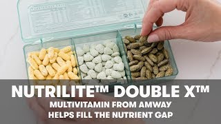 Double X Multivitamin Helps Fill the Nutrient Gap  Amway [upl. by Lienaj26]