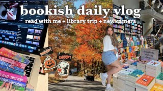 vlog 2024  bookish days in my life  reading  new camera  dallas tx [upl. by Otinauj]