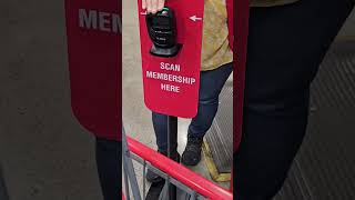 Membership scanners at Costco new costco costcocanada [upl. by Ettesus]