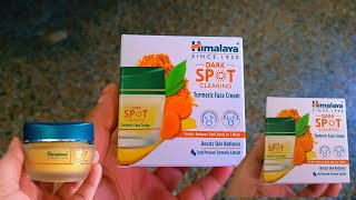 NEW Himalaya Dark Spot Clearing Turmeric Face Cream [upl. by Broome]