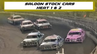 2L Saloon Stock Cars  Heats 1 amp 2 Kings Lynn  3922 [upl. by Trilley256]