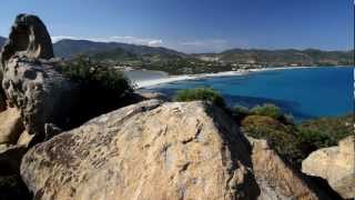 Strand Cala Giunco  Villasimius  Sardiniende [upl. by Anyrb]