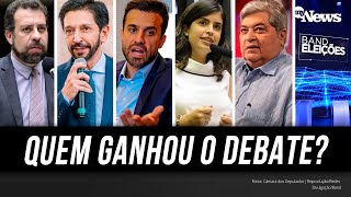 VEJA A ANÁLISE DO DEBATE ENTRE BOULOS NUNES MARÇAL DATENA E TABATA PARA PREFEITO DE SP [upl. by Maxey668]