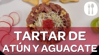 Recetas de cocina Carrefour  Tartar de atún y aguacate [upl. by Misab]