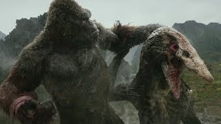 Kong vs Skull Crawler  Kong Skull Island 2017  Warner Bros [upl. by Salter]