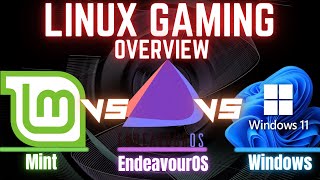 EndeavourOS vs Mint vs Windows 11  Linux gaming vs Windows using a 4080 Super  1440p  4k  RT [upl. by Daphene]